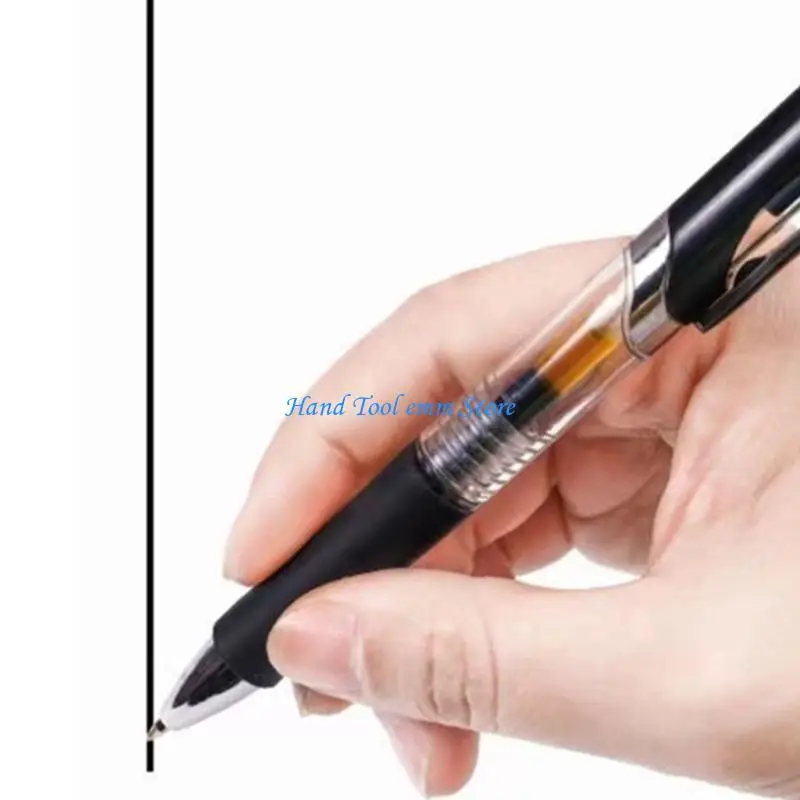 

H37F 10 шт. выдвижные гелевые ручки с эргономичной ручкой гелевая ручка 0,5 мм красные/синие/черные чернила