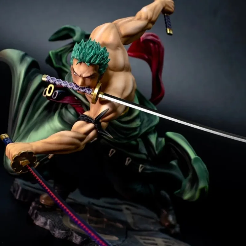 

New Bandai Banpresto Zoro Model One Piece Three Thousand Worlds Anime Figure Desktop Ornaments Children's Gifts Doll Trendy Play