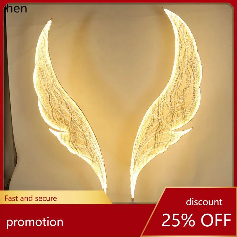 ZML Wedding Stage Butterfly Road Light-Up Decoration with Open Wings and Leaf Background