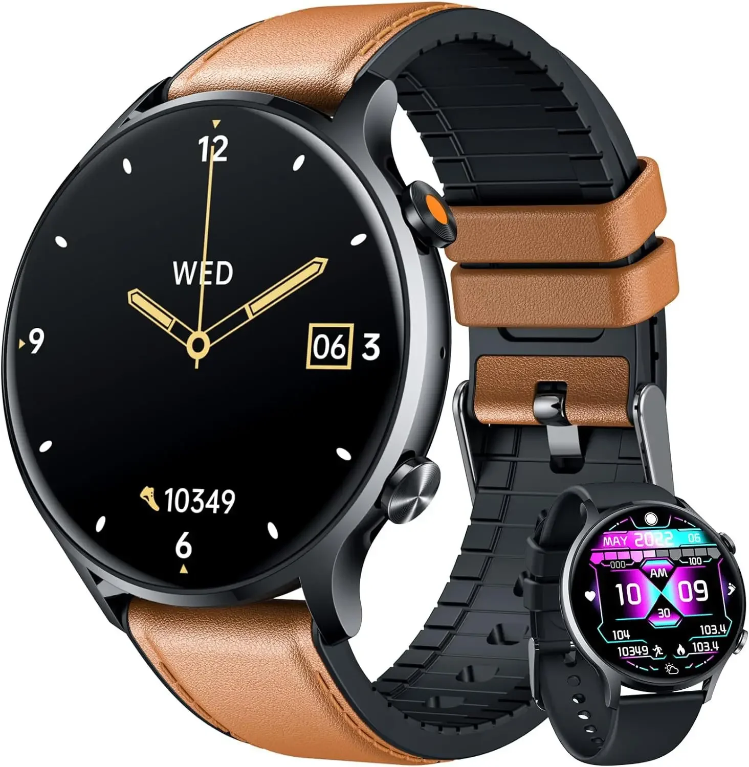 

QS40 Smart Watch Men Women 1.39 Inch TFT HD Screen Bluetooth Call Heart Rate/Temperature/Blood Oxygen/Blood Pressure Monitor