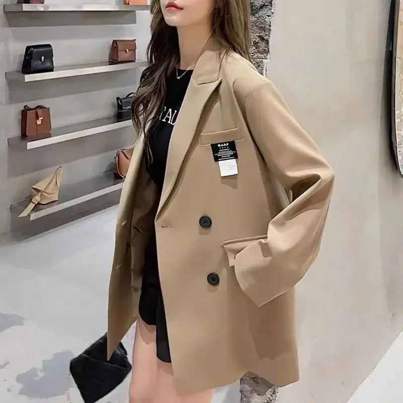 2024 new small suit jacket women spring and autumn design sense oversize large size casual suit coat blazer women jackets