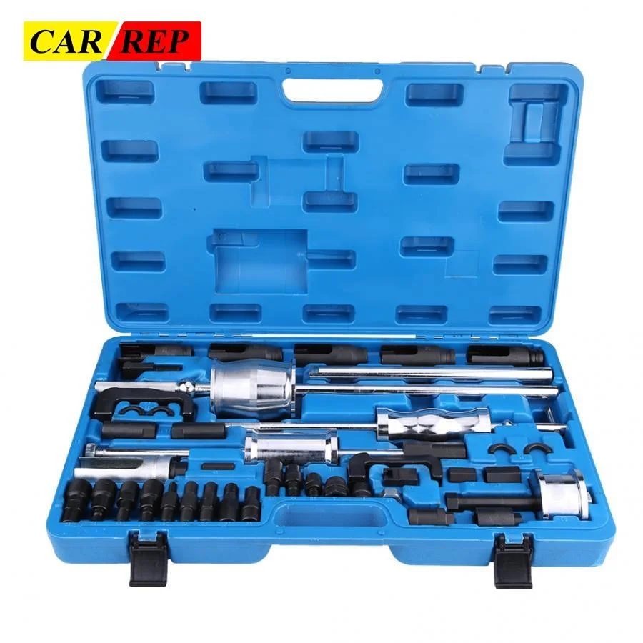 

Oversea 40Pcs Common Rail Injector Extractor Diesel Puller Set Injection Tool Kit Wrench Torque Slide Hammer Mechanics Tools