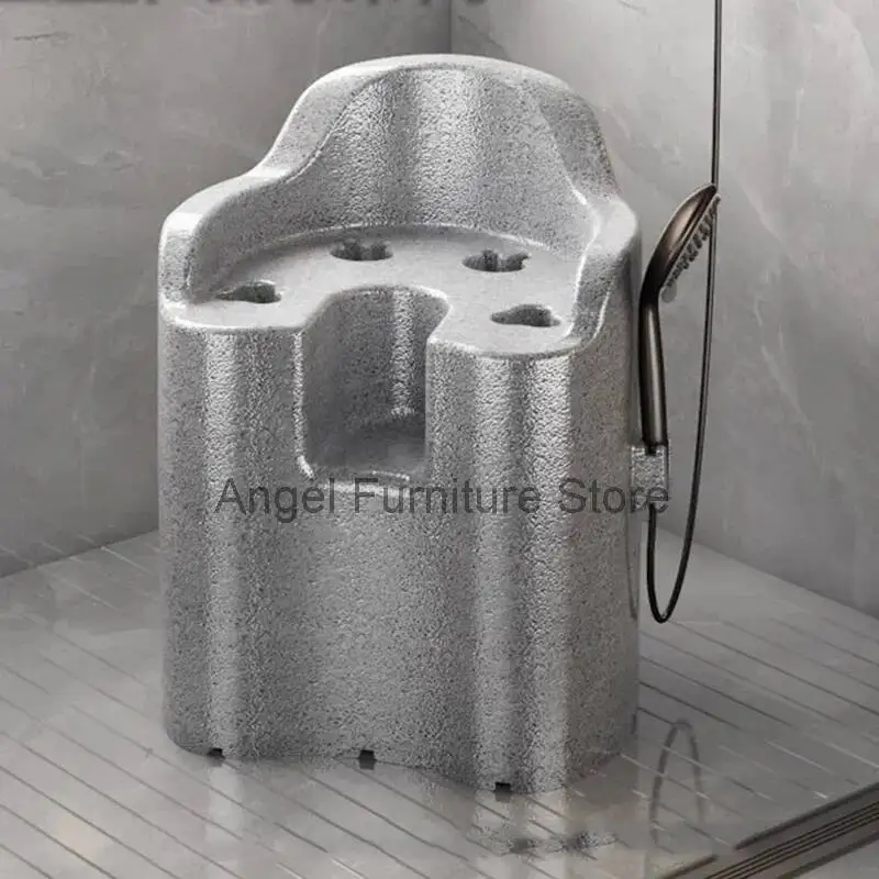 

Sauna Shower Bathroom Chair Minder Designer Tourist Hallway Stool Makeup Bedroom Space Saving Silla Plegable Trendy Furniture