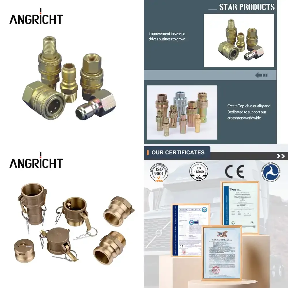 

Гидравлическая муфта закрытого типа для серии E120, латунный фитинг без клапана, быстроразъемное соединение для промышленного применения