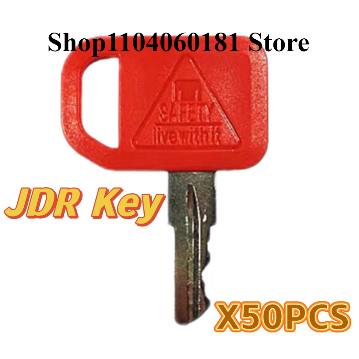 50PCS Ignition Key For H800 / JDG / JDR / JDS Excavator Accessories