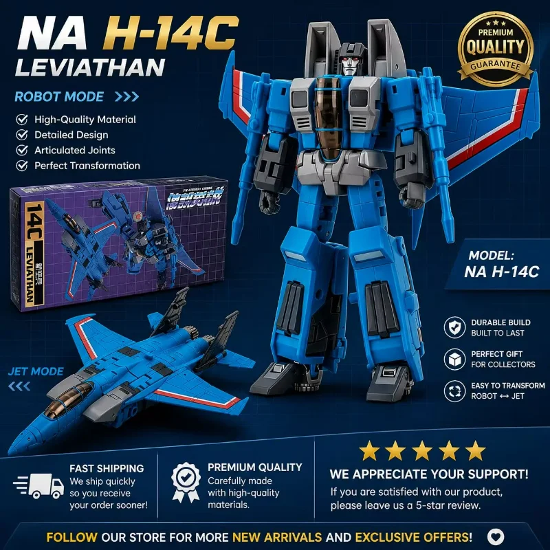 

Small Scale Deformation Toys in Stock NA Jingtian Lei H14C Cartoon Color 4th Anniversary G1 Animation Collection Gift