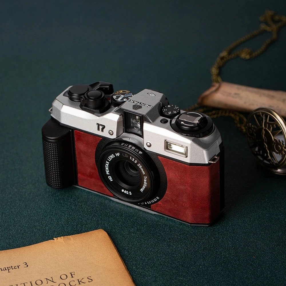 

Personality DIY Grip Sticker for PENTAX 17 Skin Camera Decorative Skin Genuine Leather Decal Skin Camera Sticker Accessories