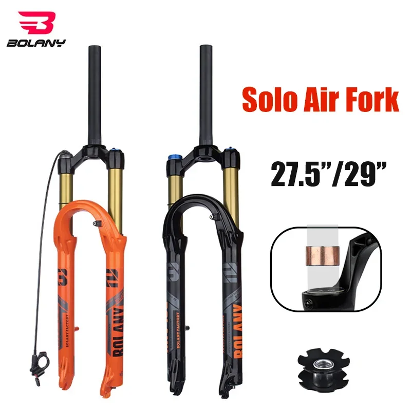 

BOLANY Mtb Air Suspension Fork 29/27.5inch mtb Magnesium Alloy Front Fork for Bicycle Mountain Bike Shock Absorber for XC AM