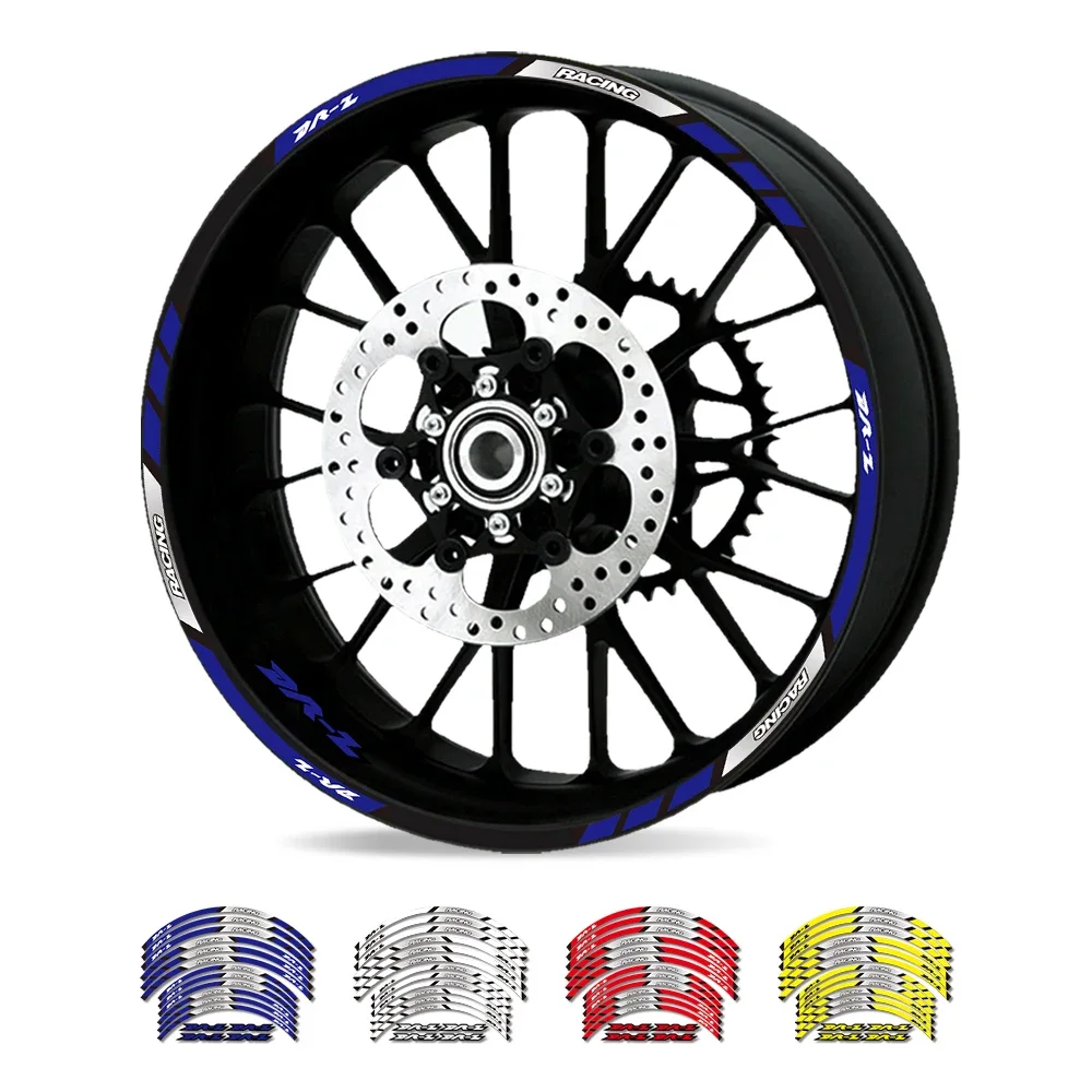 Motorcycle Reflective Wheel Sticker Hub Decals Rim Stripe Tape Kit For Suzuki DRZ400S DRZ400E DRZ250 DR-Z400S DR-Z400E DR-Z250