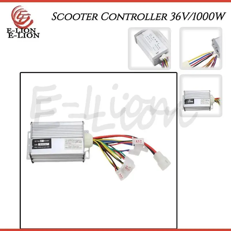 36V 48V 1000W Electric Brush Motor Controller Motor Speed Control Electric Scooter Bike Motor Controller