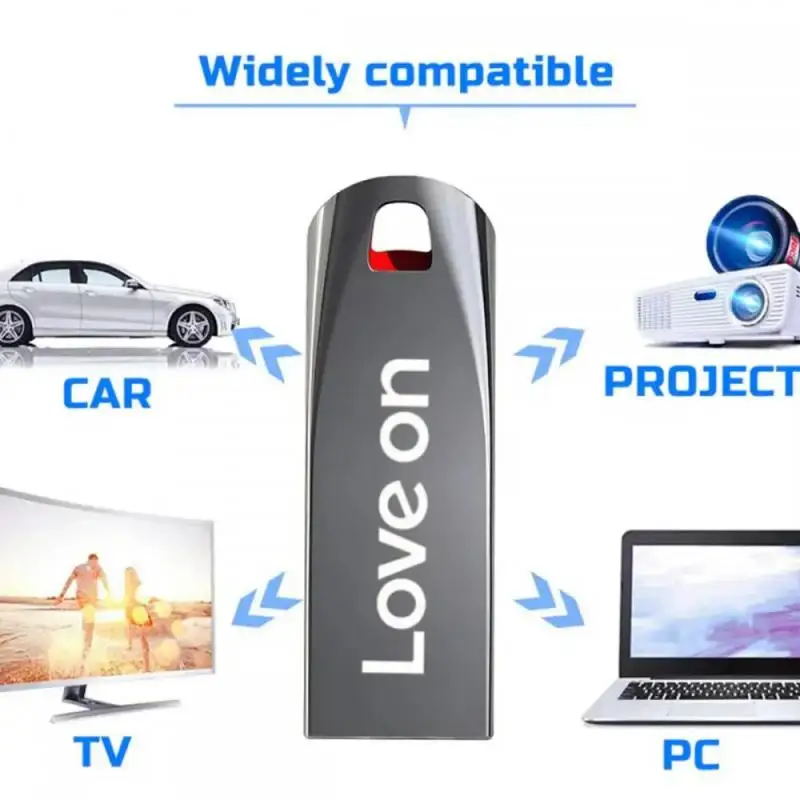 Pen Drive 2 TB USB 3.0 Flash Metal Drive 1TB Large Capacity High-Speed Transfer Storage Waterproof Memory U Disk Original