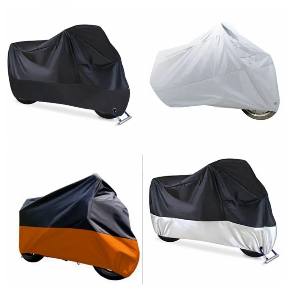 Strong Toughness Motorcycle Cover Anti-UV Cover Firmly Motorbike Rain Cover S-XXL Anti Theft Lock Hole Motors Dust Cover Scooter