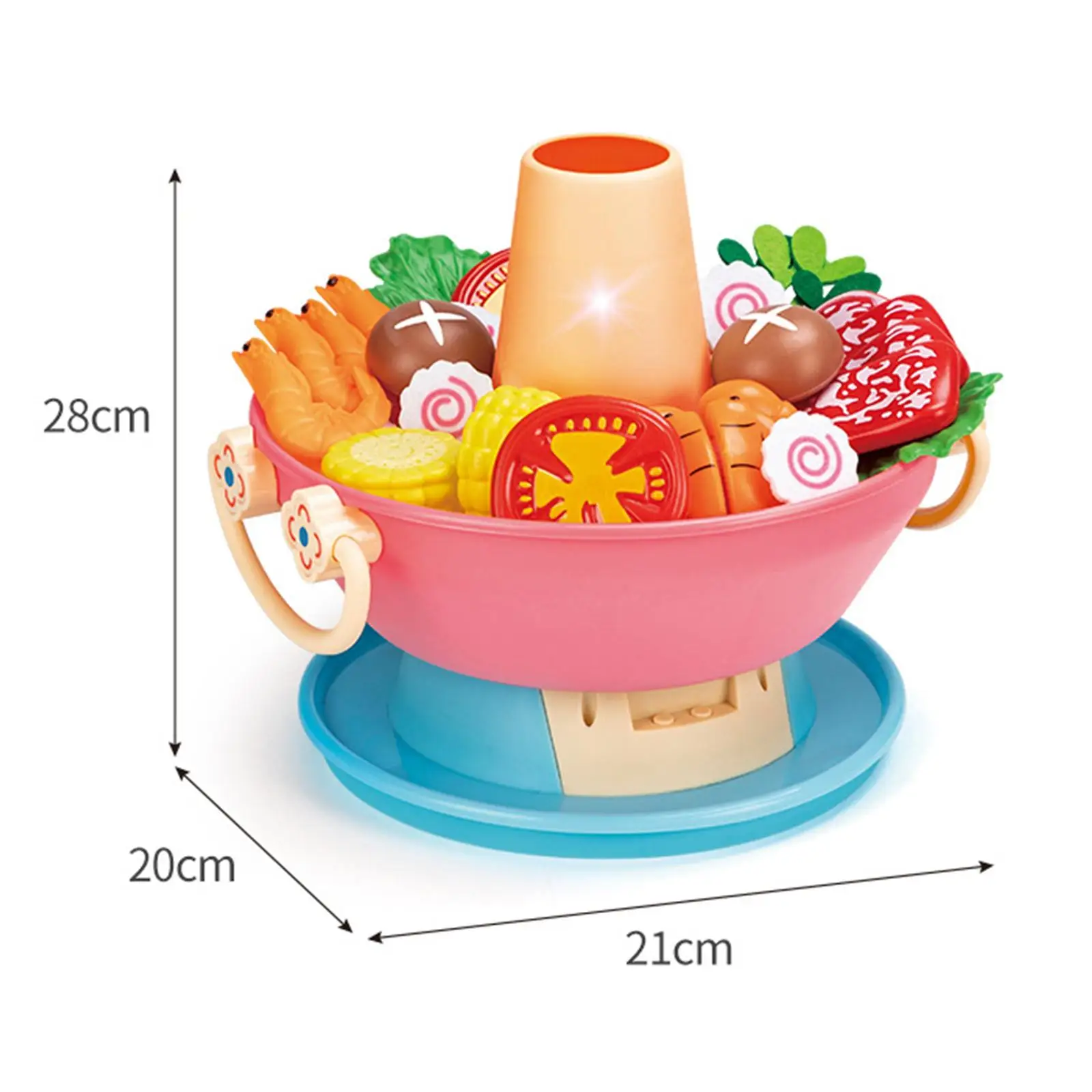 set-da-cucina-per-bambini-con-luci-giocattolo-per-giochi-di-ruolo-pentola-elettrica-per-regali-di-natale