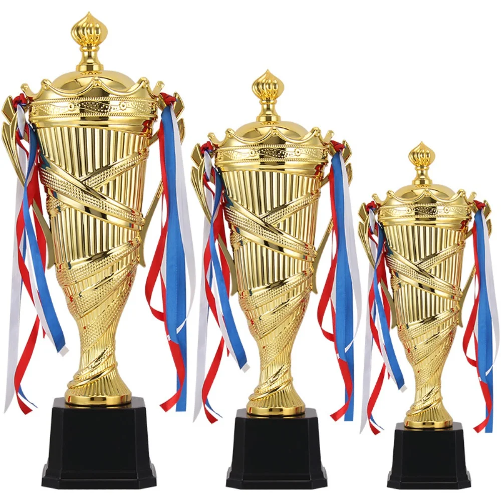 جوائز الكأس المعدنية النموذجية، تماثيل كرة القدم الذهبية، كأس الجائزة الصغيرة، مستلزمات مكافأة المدرسة، هدايا تذكارية حرفية