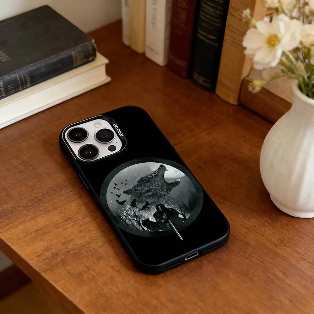 G-Game of Thrones  Phone Case For iPhone 17,16,15,14,13,12,11 Plus,Pro Max,XS,Colored Silver Plated Inside Cover