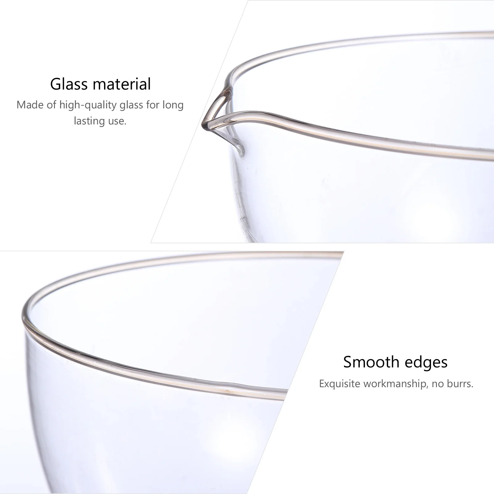 

Clear Glass Dish Basin Labs Evaporating Bowls Dishes Evaporation Mixing Small with Spout Pouring Laboratory