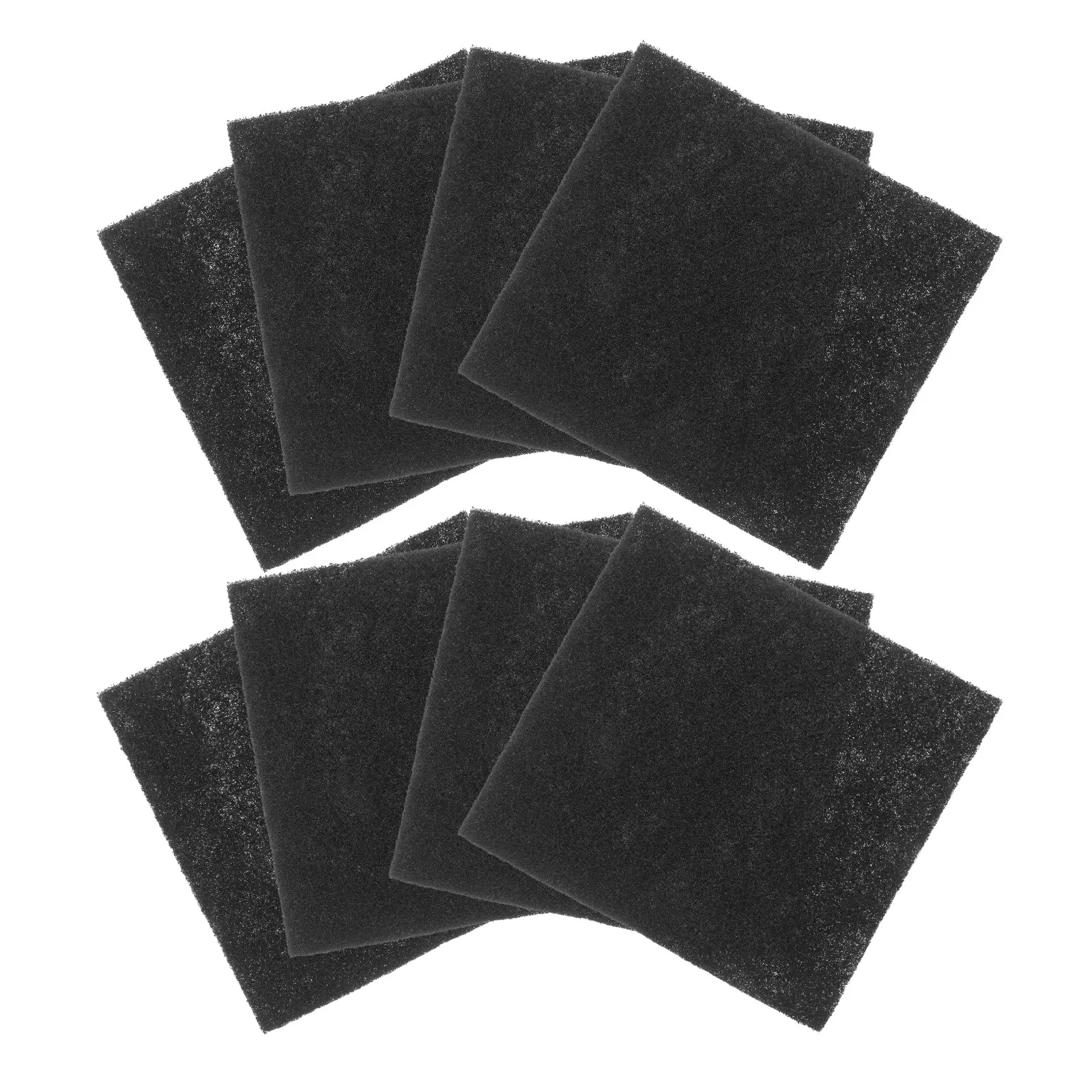 8Pcs Thickened Activated Carbon Filter for Compost Bucket and Cat Litter Box Fresh Air Maintenance High Carbon Content Charcoal