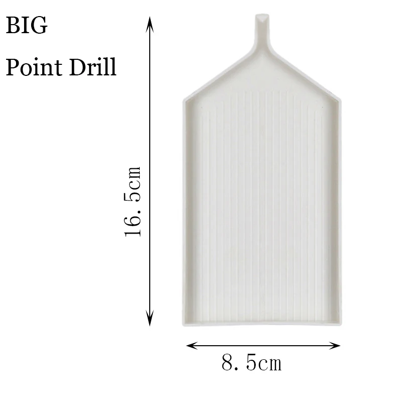 Accessori per pittura diamante grande capacità fai da te punta diamantata lavoro manuale quadrato rotondo vassoio di strass grandi strumenti