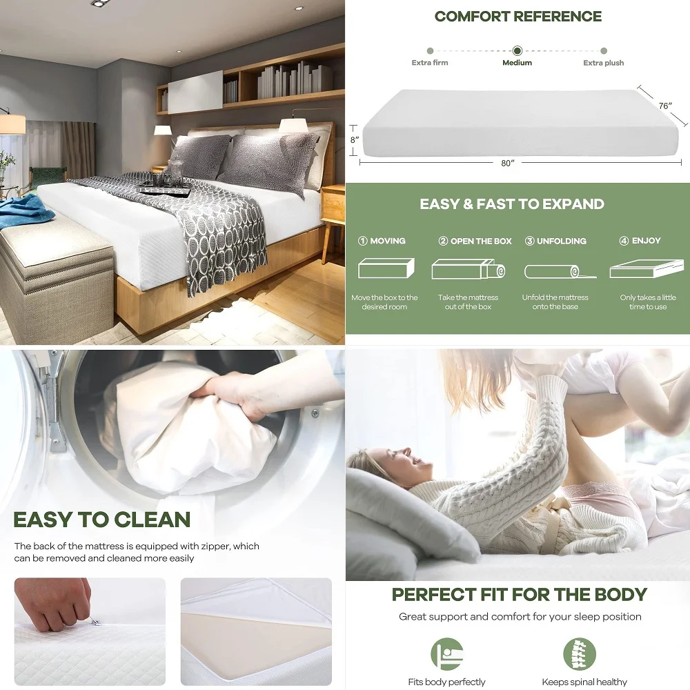 

12 Inch Full Size Mattress, Hybrid 2in1 Adjustable Firmness Mattress Cooling Gel Memory Foam amp Pocket Springs, Motion Isolati