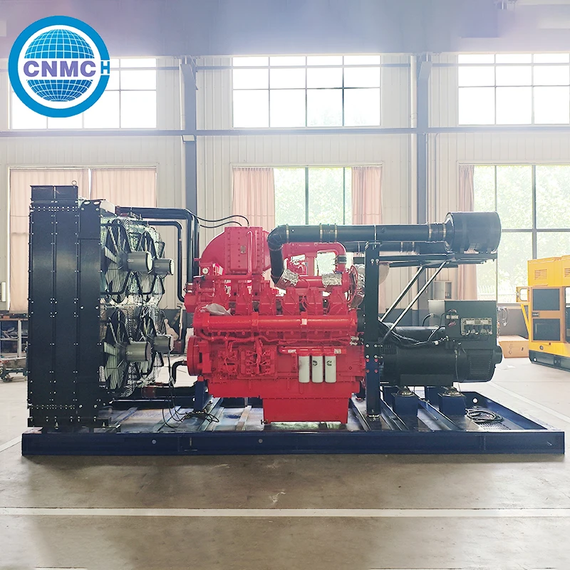 CNMC Gas Power Generator 100kw 200 kw 300kw Cummins Low Noise Open Frame Generator Factory Emergency Operation CE EPA Certified