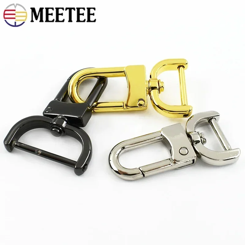 2/5Pcs 13-26mm Bag Strap Buckles Metal Detachable Swivel Clasp Screw Belt Trigger Snap Hook Replacement Handbag DIY Accessories 4