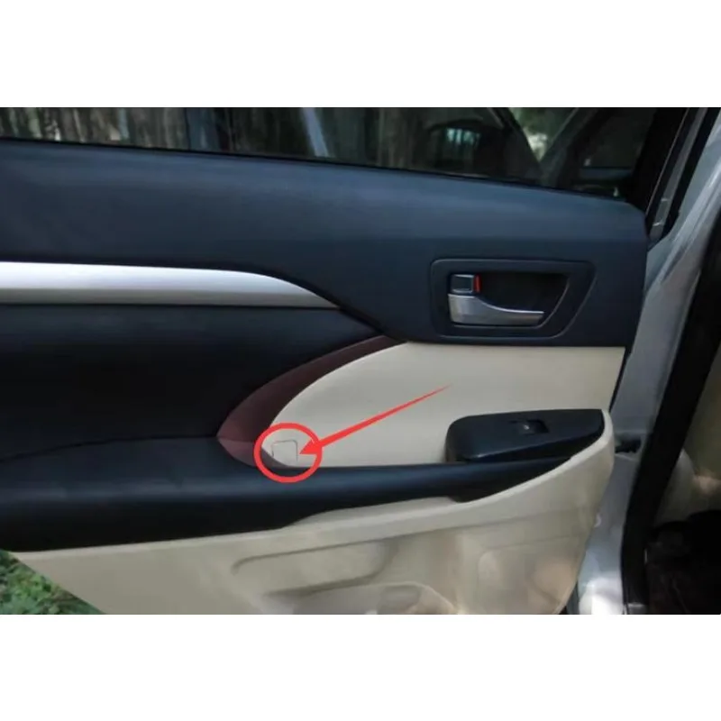 

2015-2016-2017-2018 Door Panel Screw Hole Covers Door Trim Covers Door Handle Armrest Screw Covers for Toyota Highlander