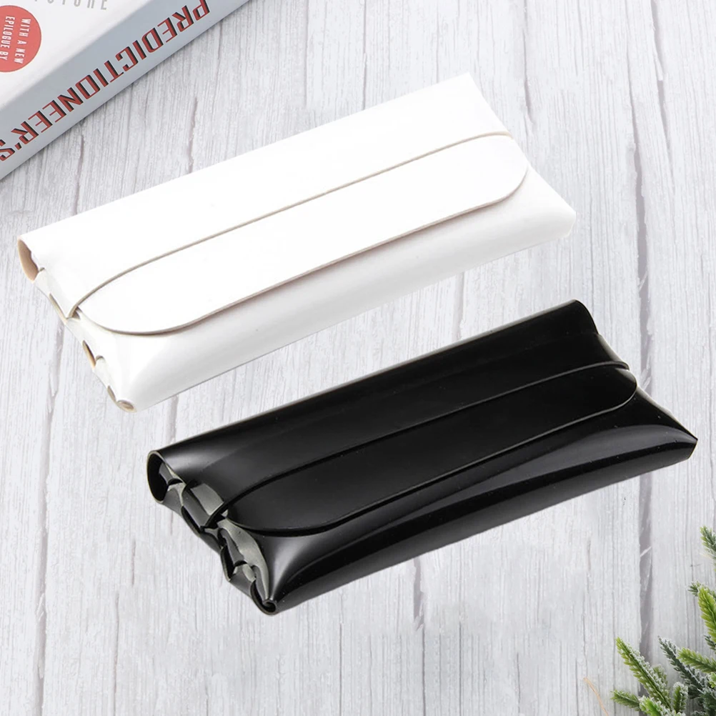 

2pcs Glasses Case Sunglasses Box Slim Protective Travel Holder Wallet Storage Bag Eyewear Accessories