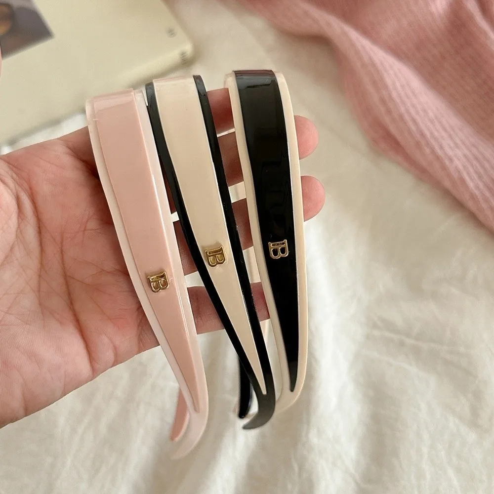New Plastic Non-Slip Hair Ties Frame Shape Anti-Slip Hair Hoop Glasses Hair Band Hair Accessories