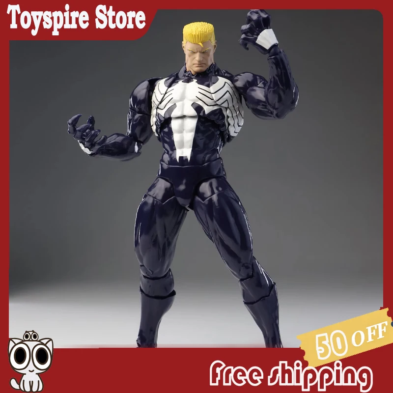 

NEW Venom Mess Toys Lethal Neighbor Spider Man Symbiotic Black Suit Messtoys Spiderman Anime Action Figure Model Doll Gifts Toys