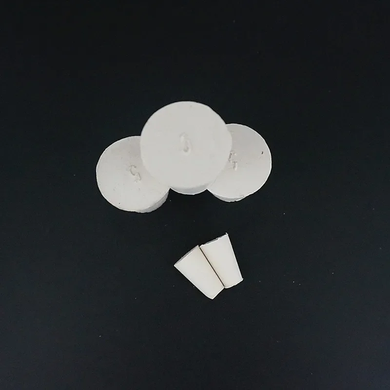 11 #   إلى 22 #   سدادة مطاطية قارورة Erlenmeyer سدادة زجاجة سدادة أنبوب الاختبار