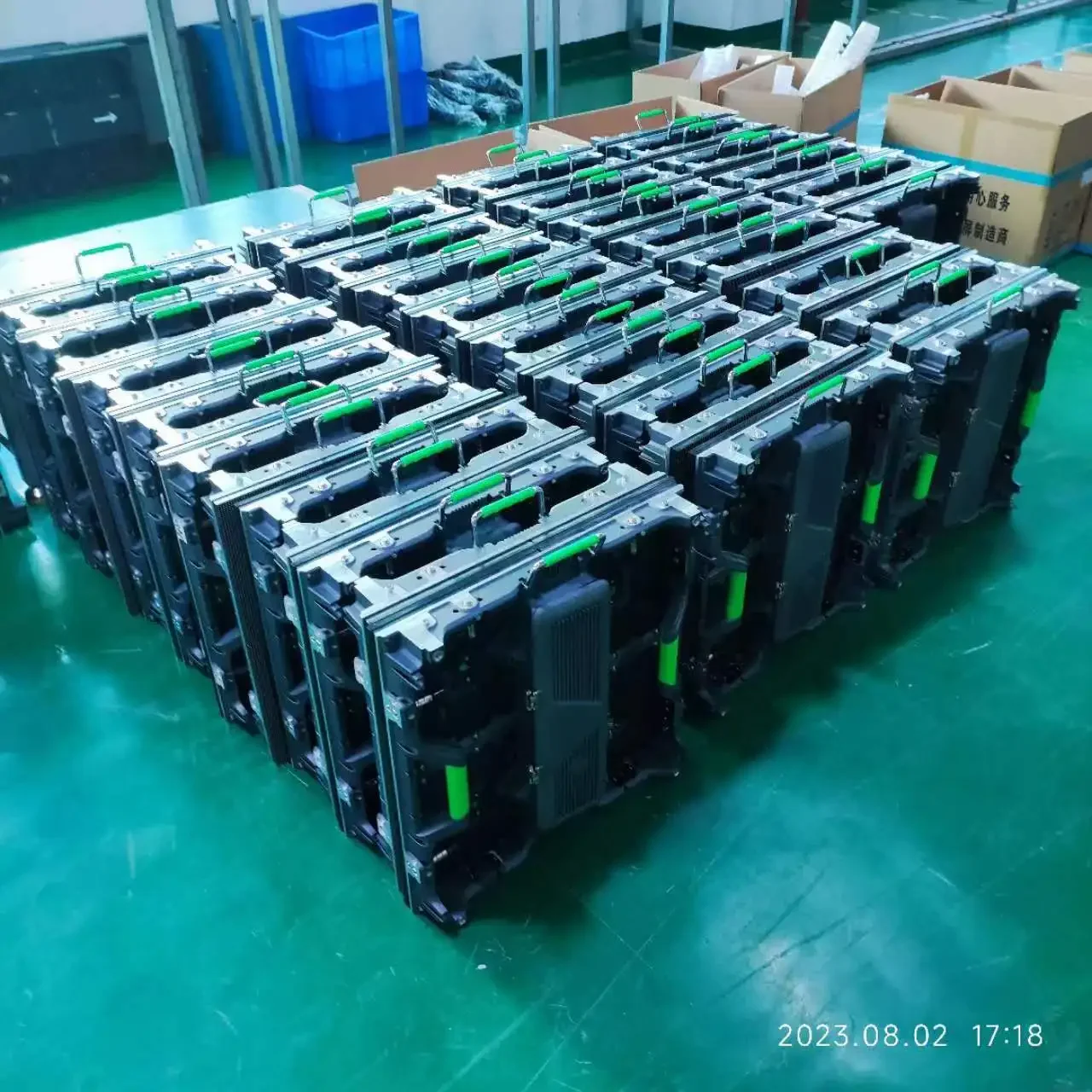 P3.91 Outdoor  Rental LED Display Screen 9.84ftx6.56ft Waterproof 500x500mm Stage Background LED Video Wall For Advertising