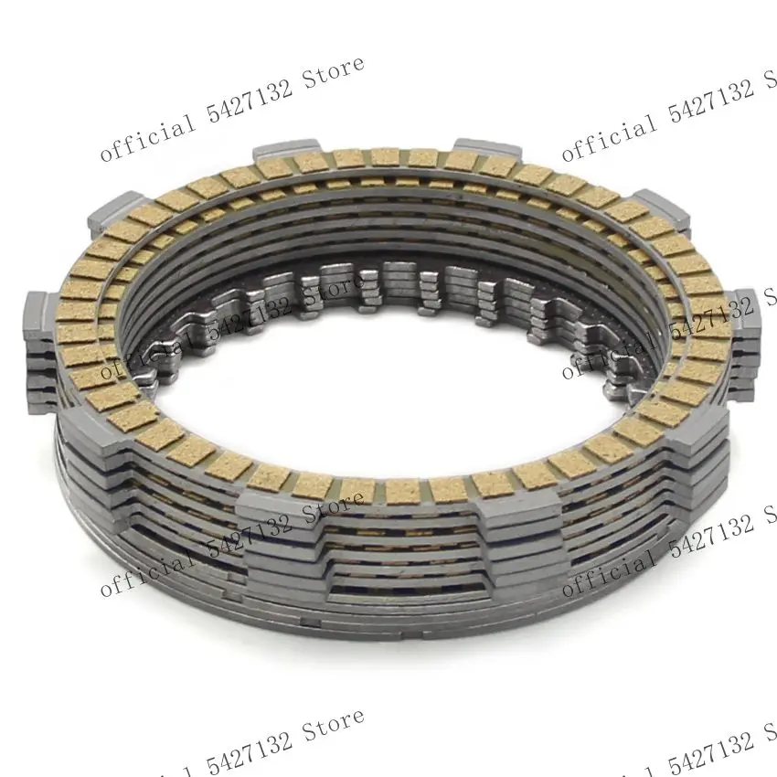 Clutch Friction Disc Plate Kit For Honda NT400 Bros 400 NC25 VT500 Steed 400 NV400 23311-413-000/22321-MM9-000 22202-ML4-611