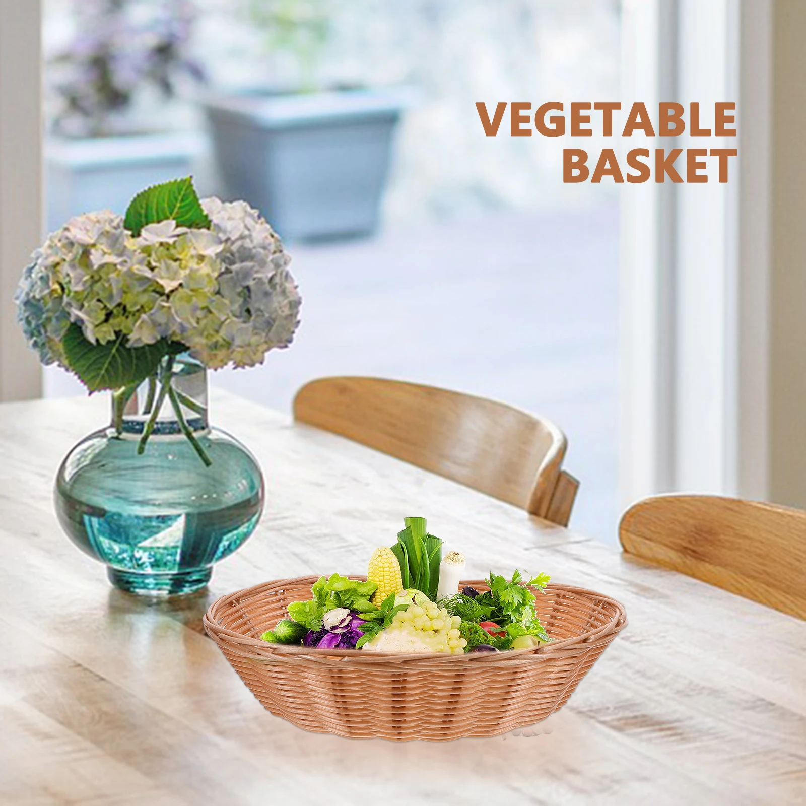 

Fruit Basket Countertop Kitchen Baskets Creative Bread for Fruits Plastic Storage