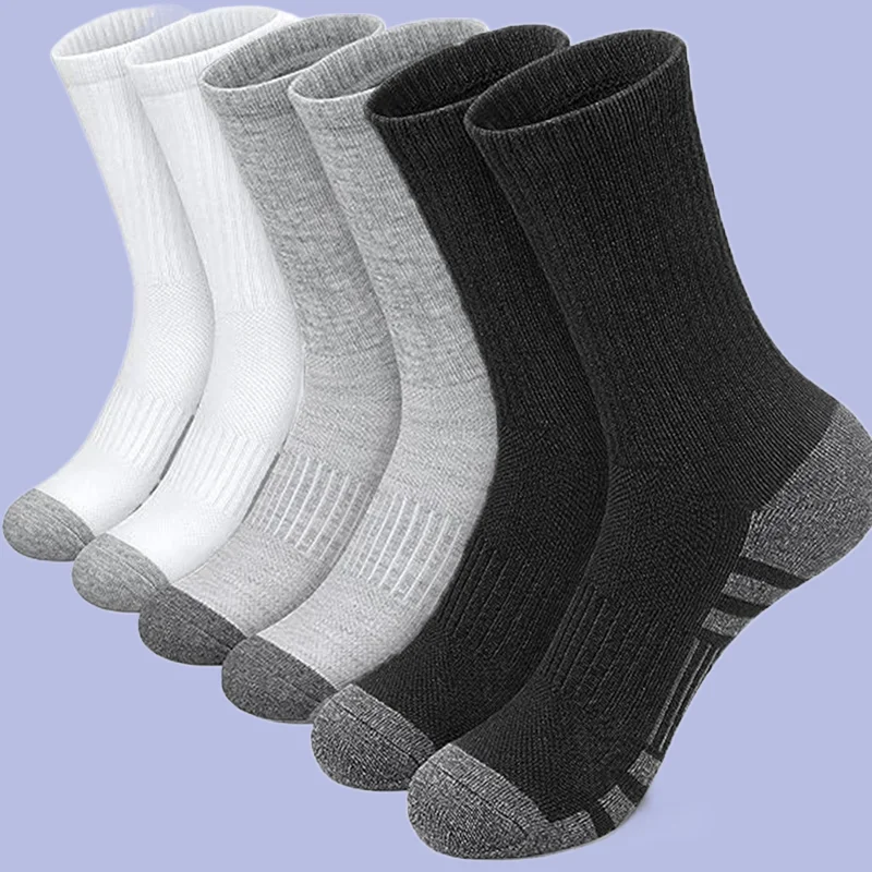 Chaussettes de Basket-ball Confortables et Respirantes, Mi-sulf, Vente Directe d'Usine, Nouvelle Collection Printemps et Été 6/12, 2024 Paires