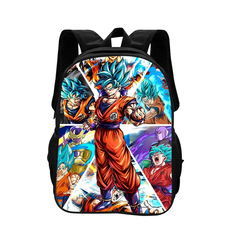 Dragon Ball Goku Anime Printed Backpack for Boys Girls Cartoon Schoolbag Kids Bookbag Rucksack Bags Mochila - view 5