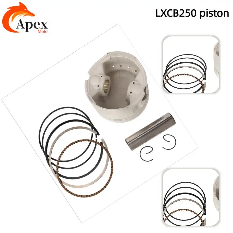 

Three-Wheel and Two-Wheel Motorcycle Beach Off-Road Parts LXCB250 Piston