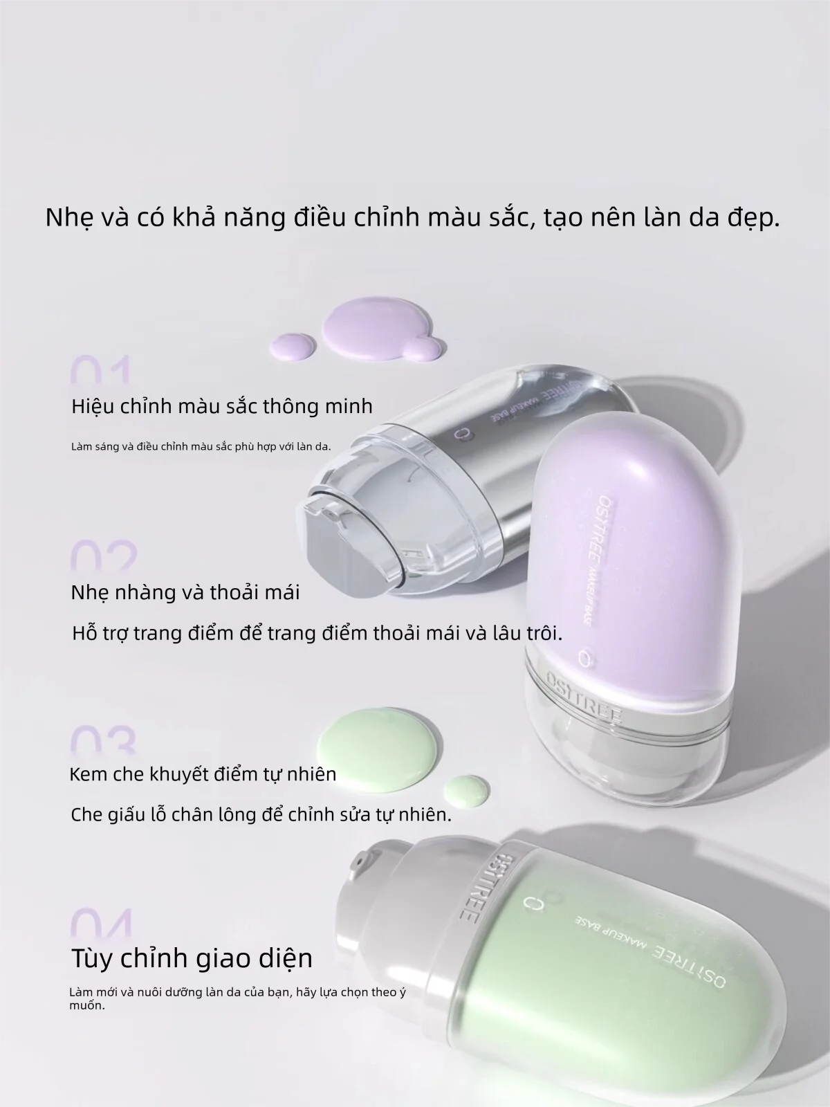 OSITREE | Kem Lót Hiệu Chỉnh Màu Da