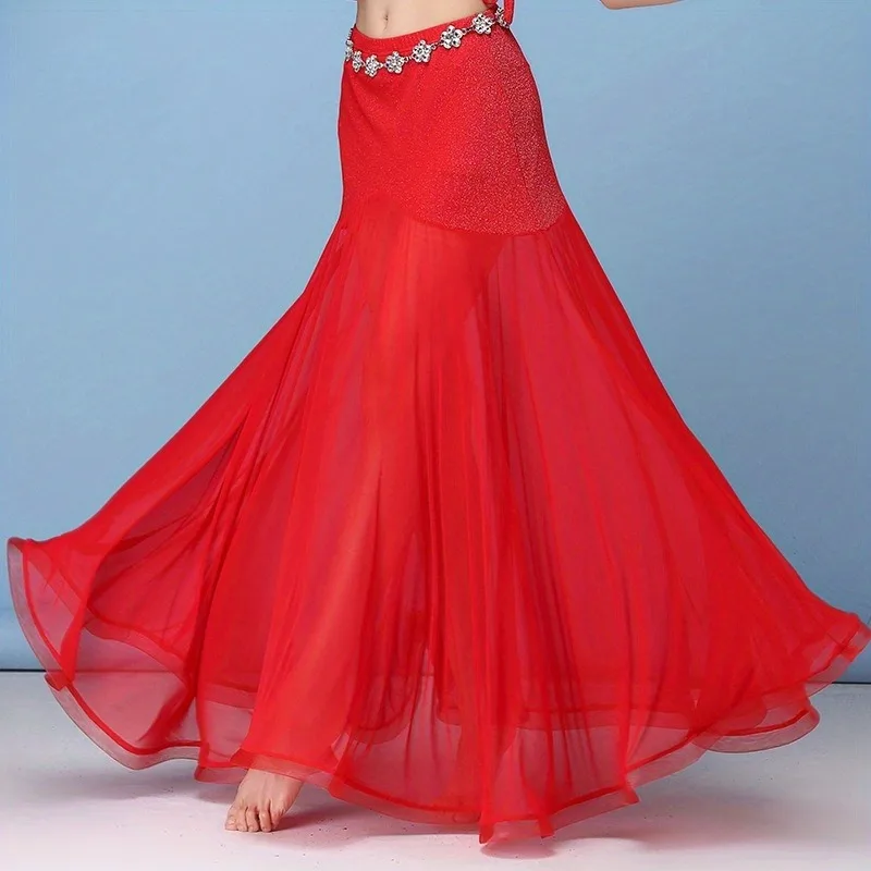 

Элегантное женское платье для бальных танцев: дышащая сетка, латинский вальс, мягкое и удобное, для соревнований