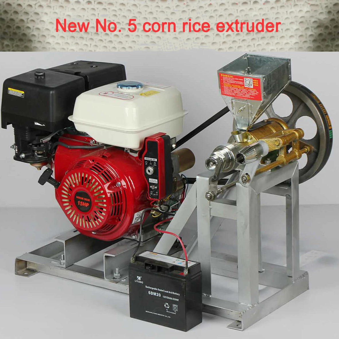 Snack Extruder  Use Corn Rice Food Extrude Puffing Machine Twisted Hollow Stick Solid Crispy Popper Bulking Machine