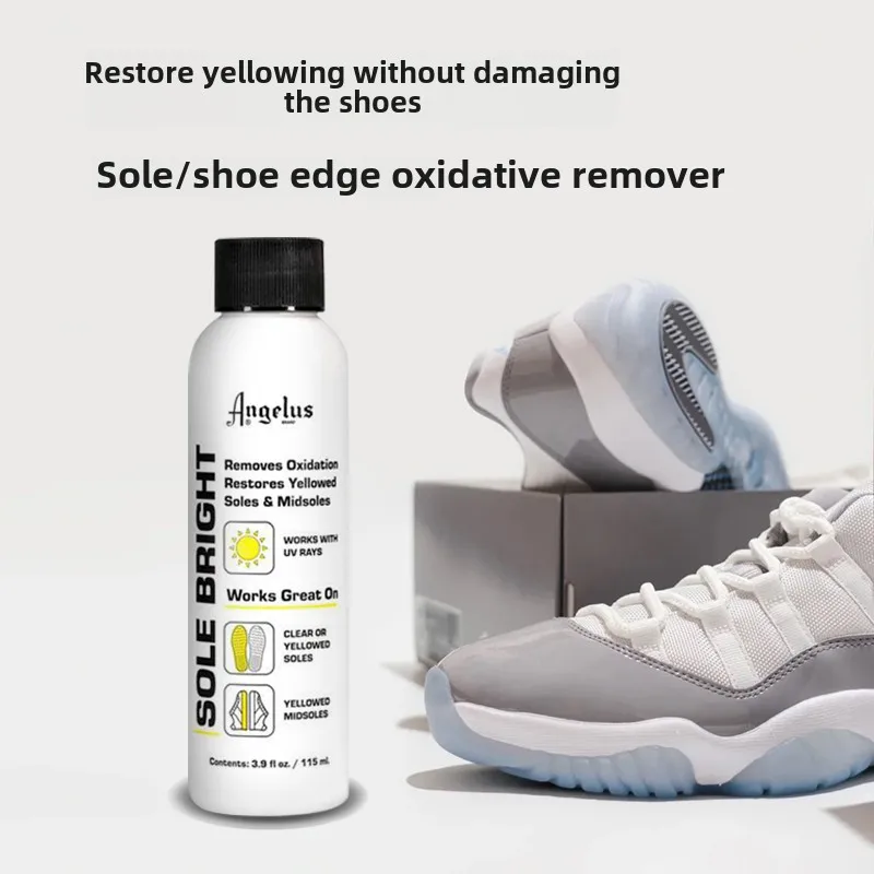 USA Original Angelus 876 SOLE SOLE SOLE EDGE REMOVE OXIDIZATION RESTORE YELLOWED 115ml sole bright