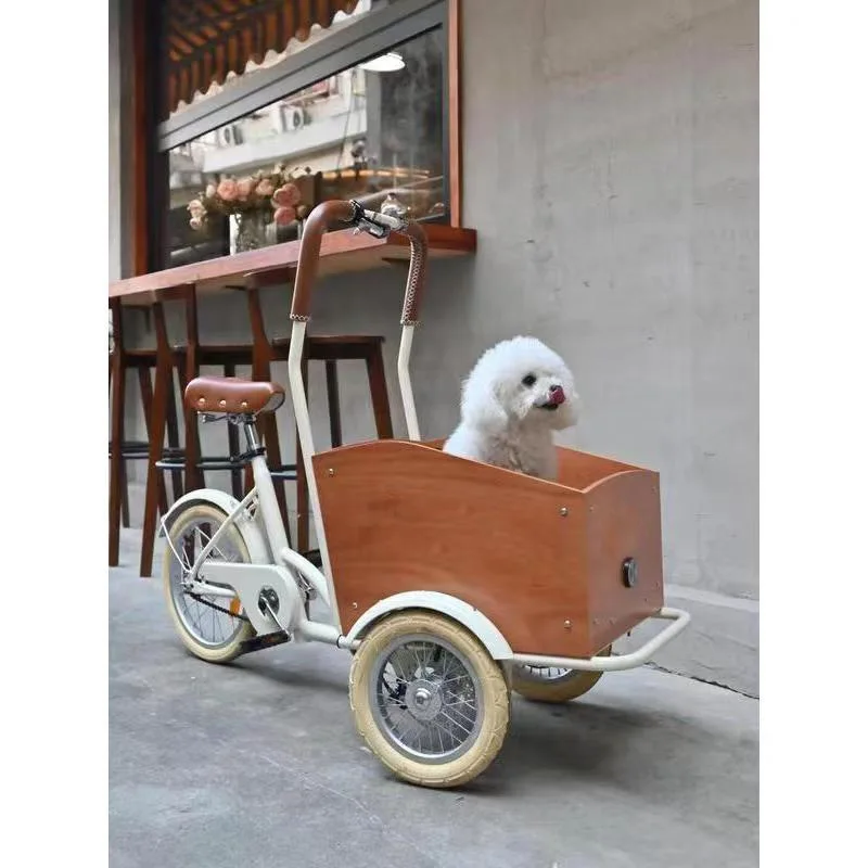 

Pet Car Rewind Tricycle Bicycle Kids Pet Cat Dog Pedal Car Trailer Camping Shopping Grocery Shopping Travel