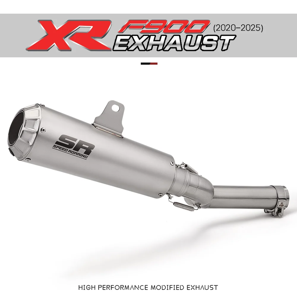 

Slip On For F900 R XR F900R F900XR 2020 - 2021 2022 2023 Motorcycle Exhaust Muffler 51mm DB Killer Escape Moto Mid Link Pipe