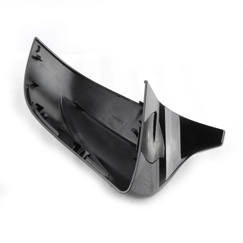 

A57E-2 PCS Black Car Rearview Mirror Cover Decor Cap Side Wing Mirror Cover Replacement Black Car Styling For Tesla Model 3 2017