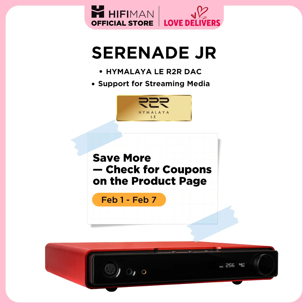 HIFIMAN SERENADE JR Home Amplifier With HYMALAYA LE R2R DAC