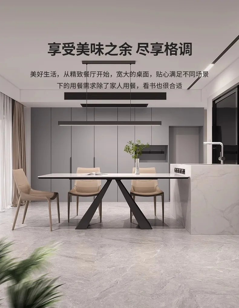 b11-Italian Style Luxury Simplicity Dining Tables Originality Modern High-end Dining Tables Restaurant Home Furniture Stoviglie