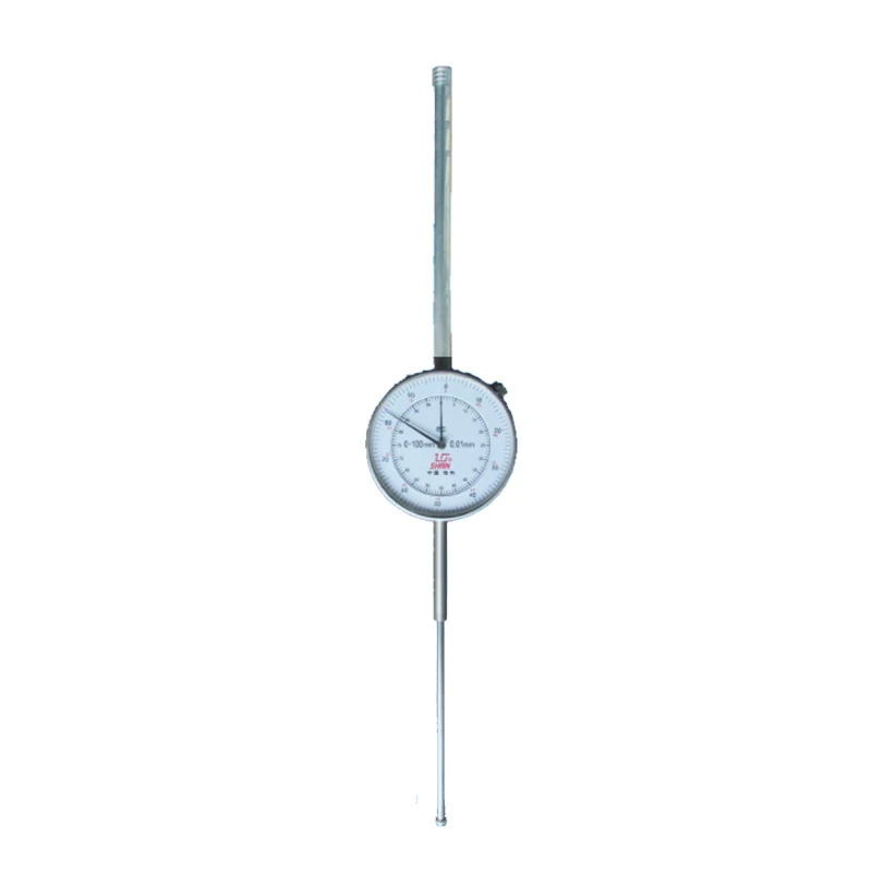0-100mm Range 0.01mm Grad Dial Indicator White Dial 0-100 Reading Large Indicator Gauge