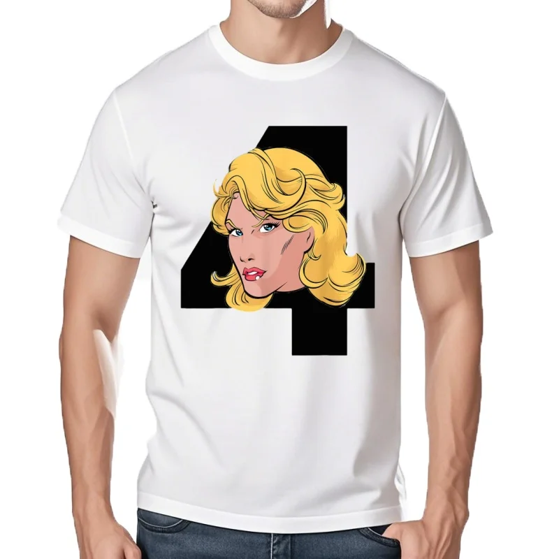 T-shirt Femme Invisible 4 Logo, Cove Four, Grand Visage