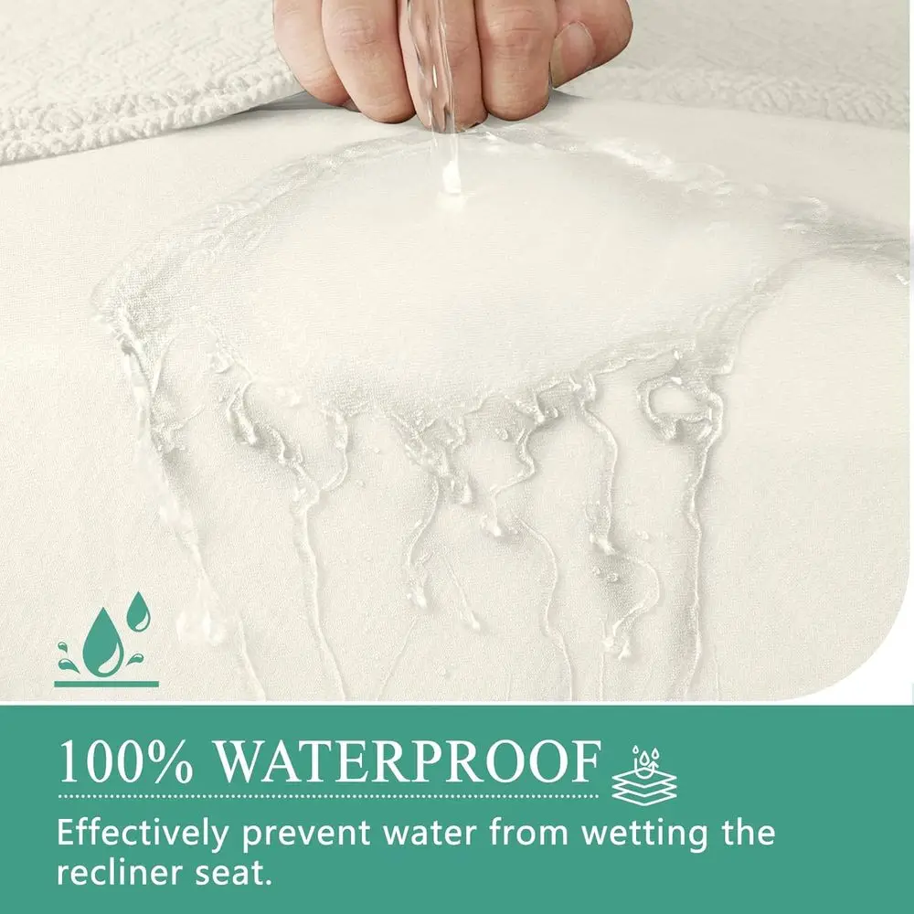 غطاء أريكة مقطعي قابل للغسل بـ 5 مقاعد، غطاء أريكة قابل للتمدد على شكل حرف L للكرسي، غطاء كريمي صديق للكلاب #5