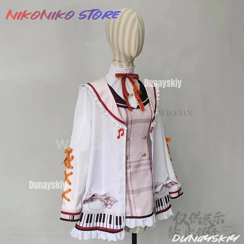 Anime Vtuber ssiOtonose Kanade Costume Performance Abito in pizzo Parrucche Lolita per ragazze Donna Party Idol ssi