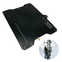 R101C Ads-b UWB Wideband Directional Antenna 730MHz-6.5GHz Broadband Antenna 23x22.5cm for Radio Signal Transmit Receive